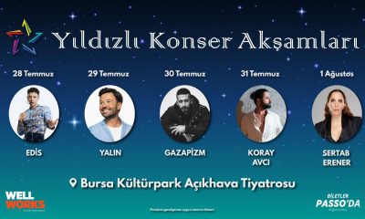 “Yıldızlı Konser Akşamları” Bursa’da başlıyor
