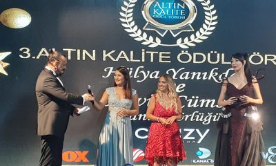 Hülya  Yanıkdağ ve Hevin Cümsen farkı İle  3. Altın kalite  ödül  töreni  yapıldı.