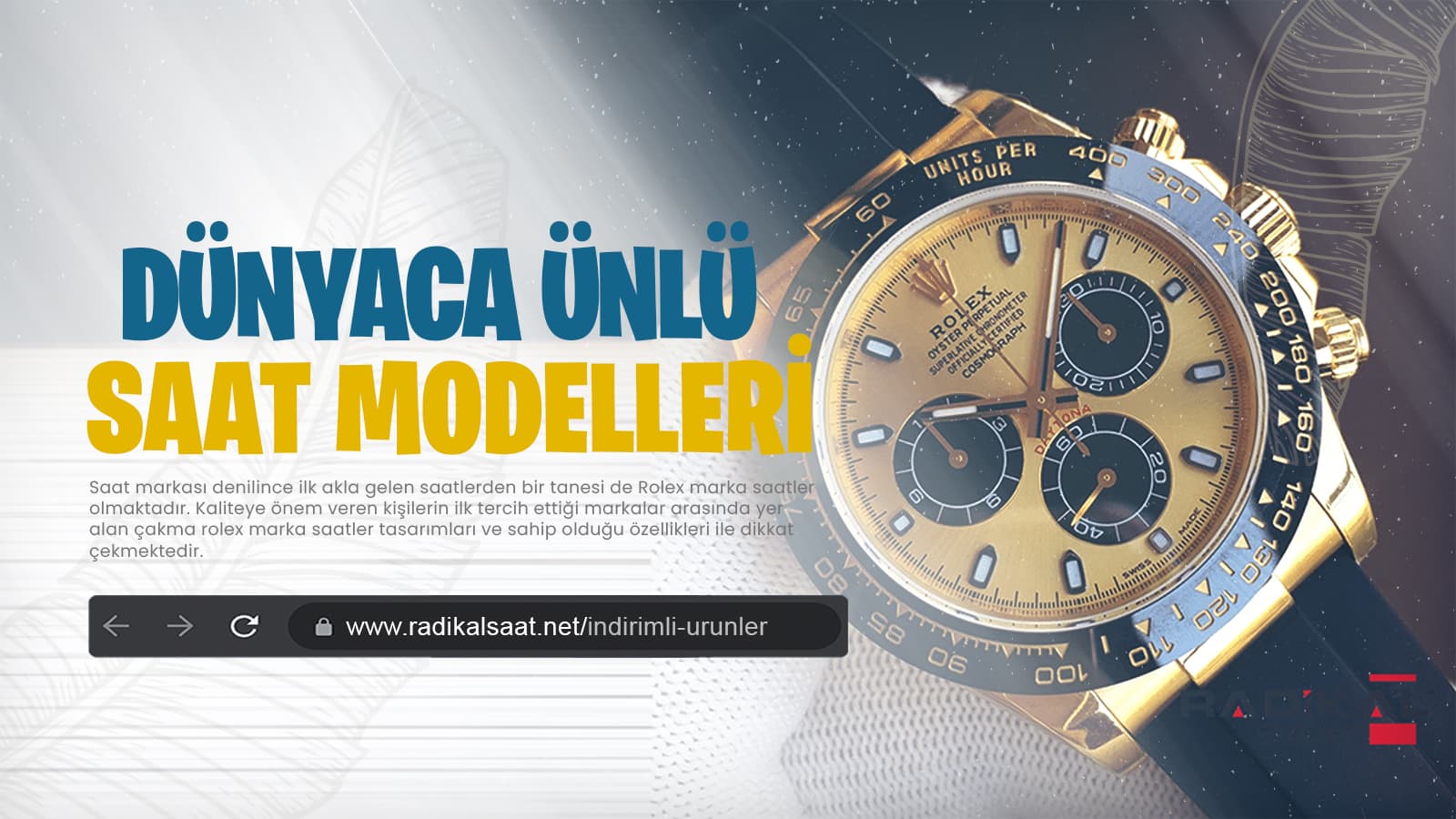 Dünyaca Ünlü Markalara Ait Olan Saat Modellerini Daha Uygun Fiyat Seçenekleri İle Satın Alın