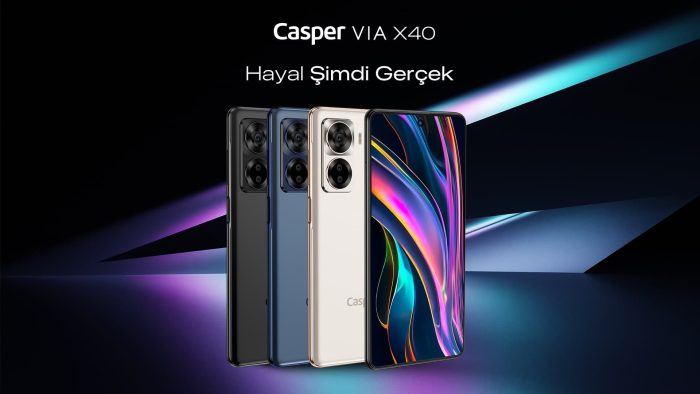 Türkiye’nin En Beğendiği Renkler Casper Via x40’ta